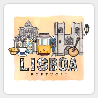 Best of Lisbon Magnet